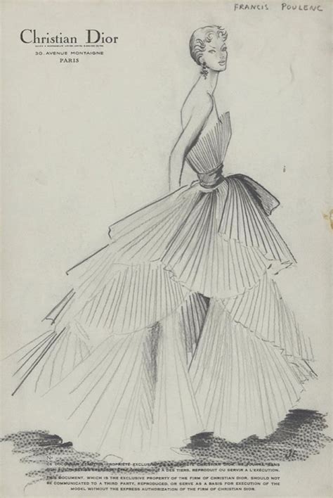 christian dior 1957 collection|christian dior original sketches.